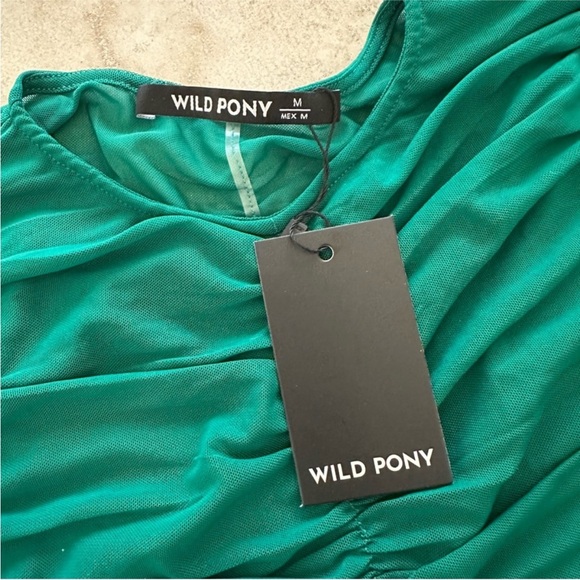 Mesh ruched top - Picture 6 of 8